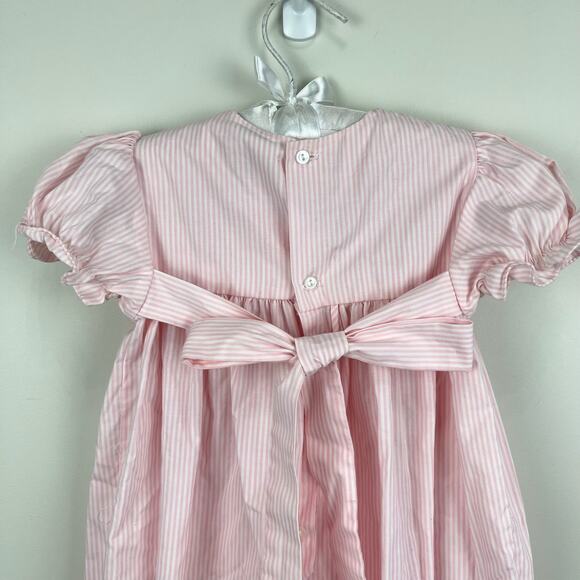 Carriage Boutiques Smocked Pink Sailboat Jumpsuit 24 Months - Picture 6 of 9